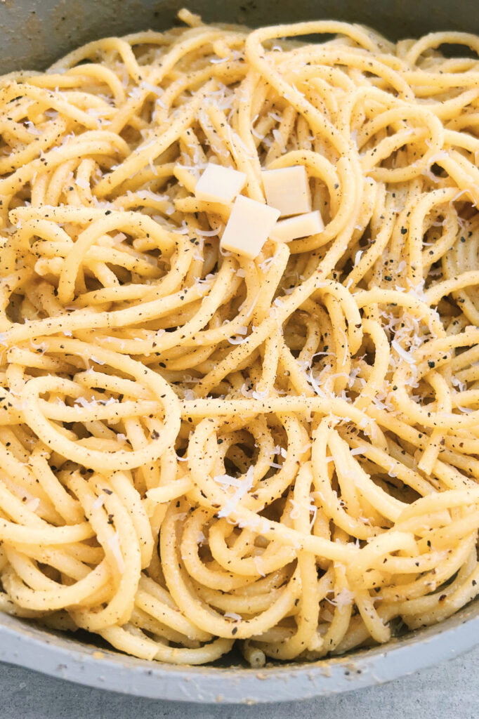 Vegan Cacio e Pepe Close