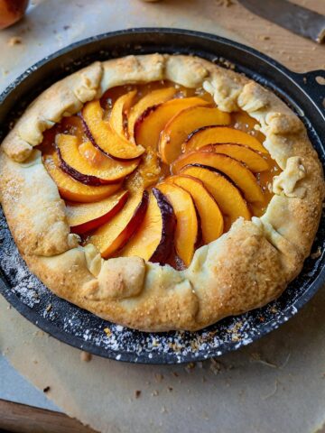 Vegan Peach Galette