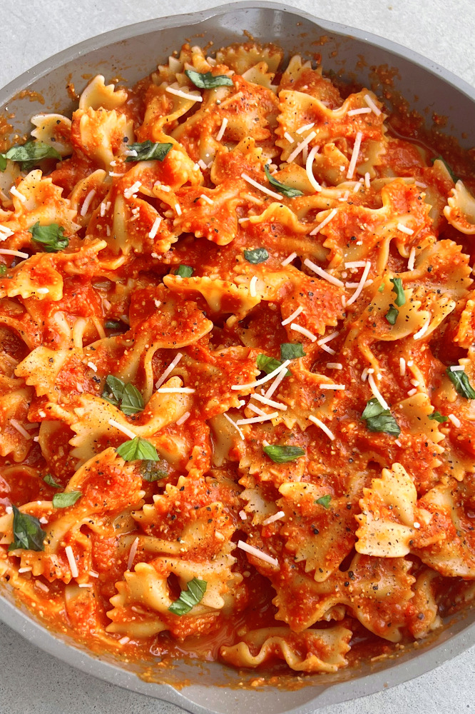 Fire Roasted Red Pepper Pasta Side