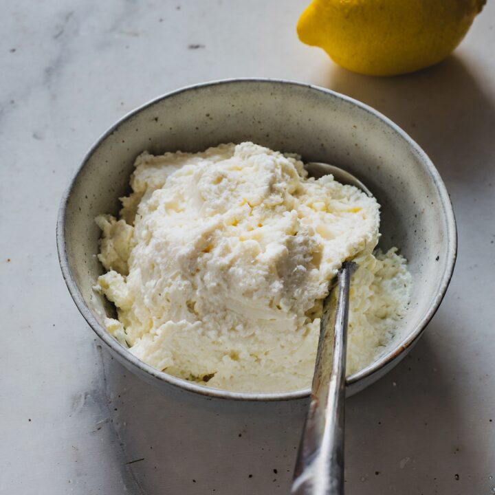 Vegan Lemon Ricotta Cheese