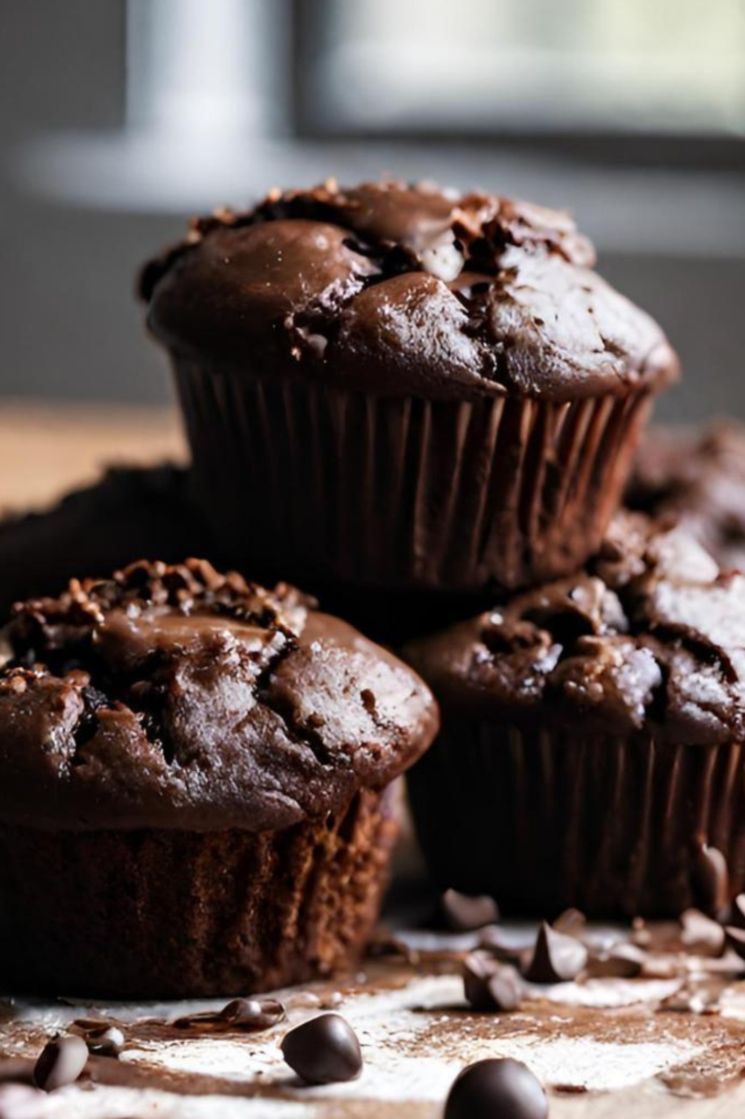 Vegan Chocolate Muffins (Grain-Free)