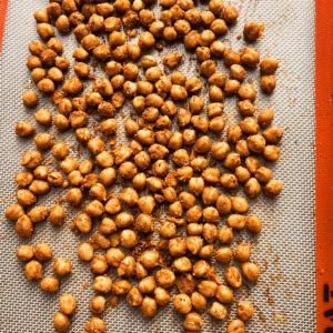 Savory Oven Roasted Chickpeas in the Sun