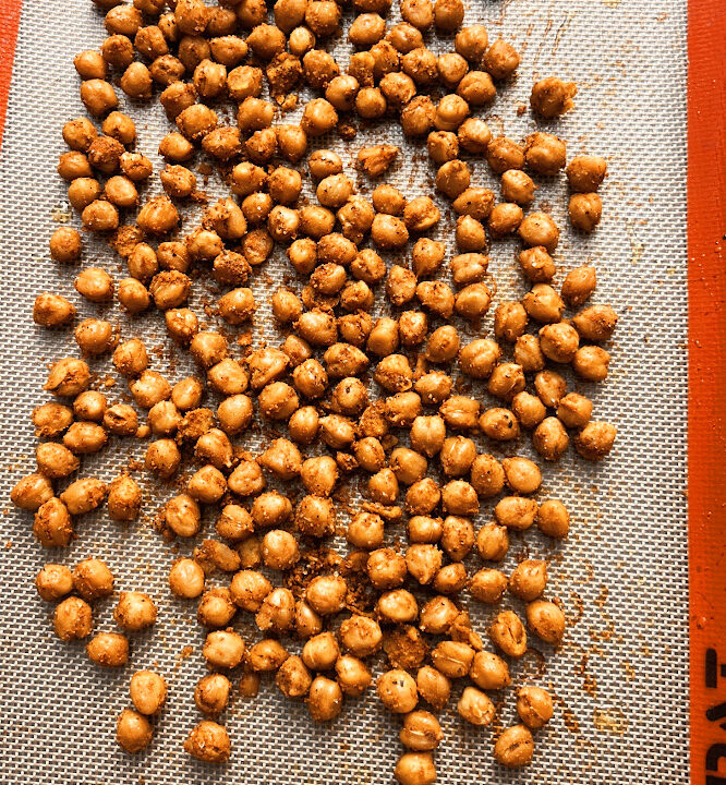 Savory Oven Roasted Chickpeas in the Sun