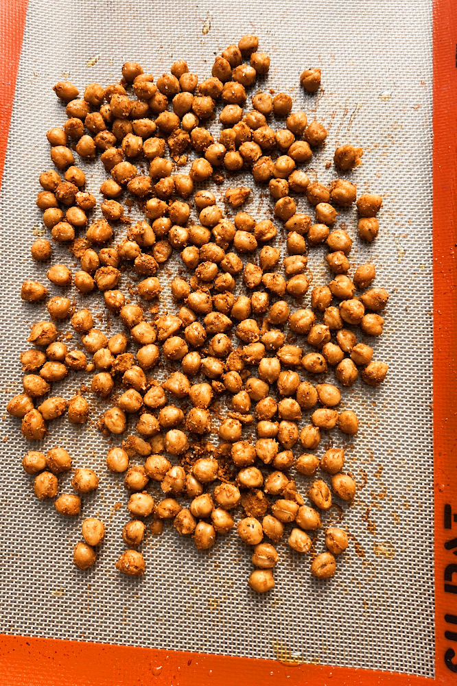 Savory Oven Roasted Chickpeas in the Sun