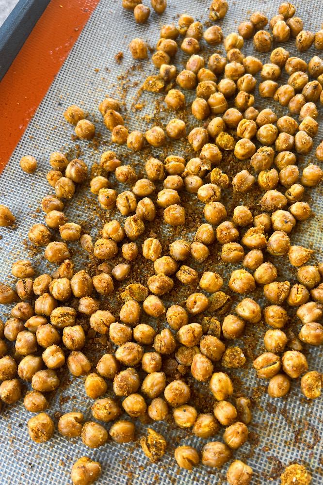 Savory Oven Roasted Chickpeas