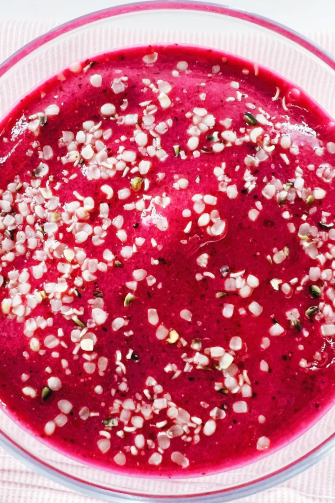 Pitaya Smoothie with Hemp Seeds