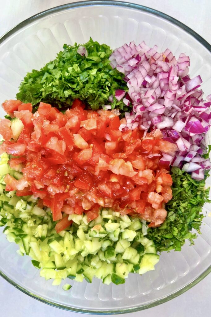 Vegan Quinoa Tabbouleh Chopped