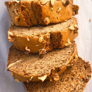 Vegan Cinnamon Walnut Banana Bread