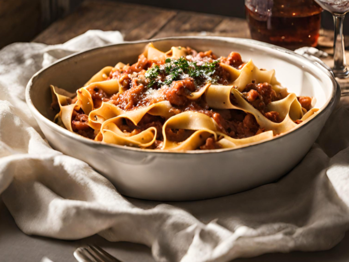 Vegan Pappardelle Bolognese