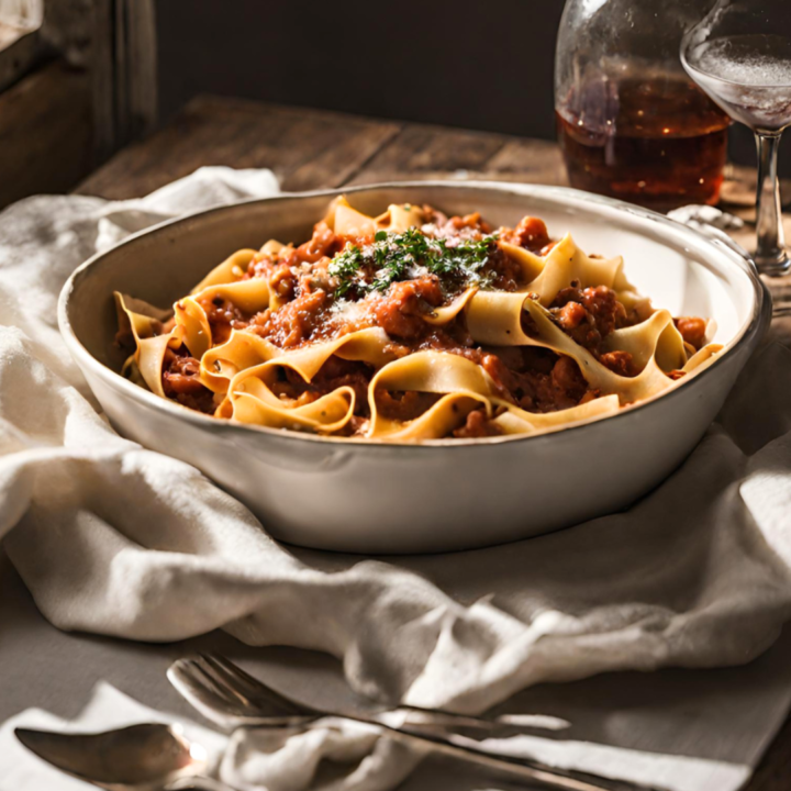 Vegan Pappardelle Bolognese