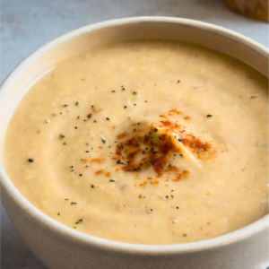 Creamy Vegan Cauliflower Soup