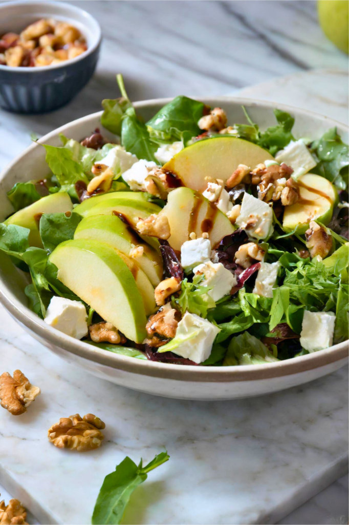 Apple Walnut Salad with Lemon Dijon Dressing