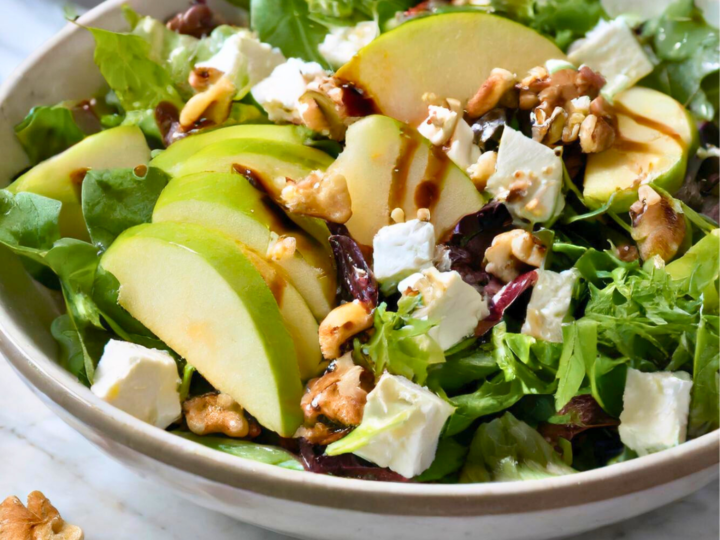 Apple Walnut Salad with Lemon Dijon Dressing