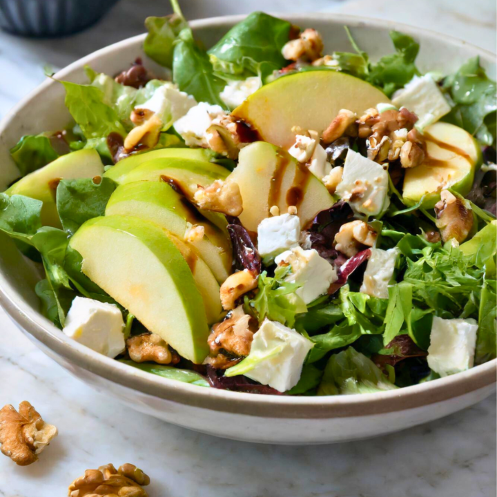 Apple Walnut Salad with Lemon Dijon Dressing