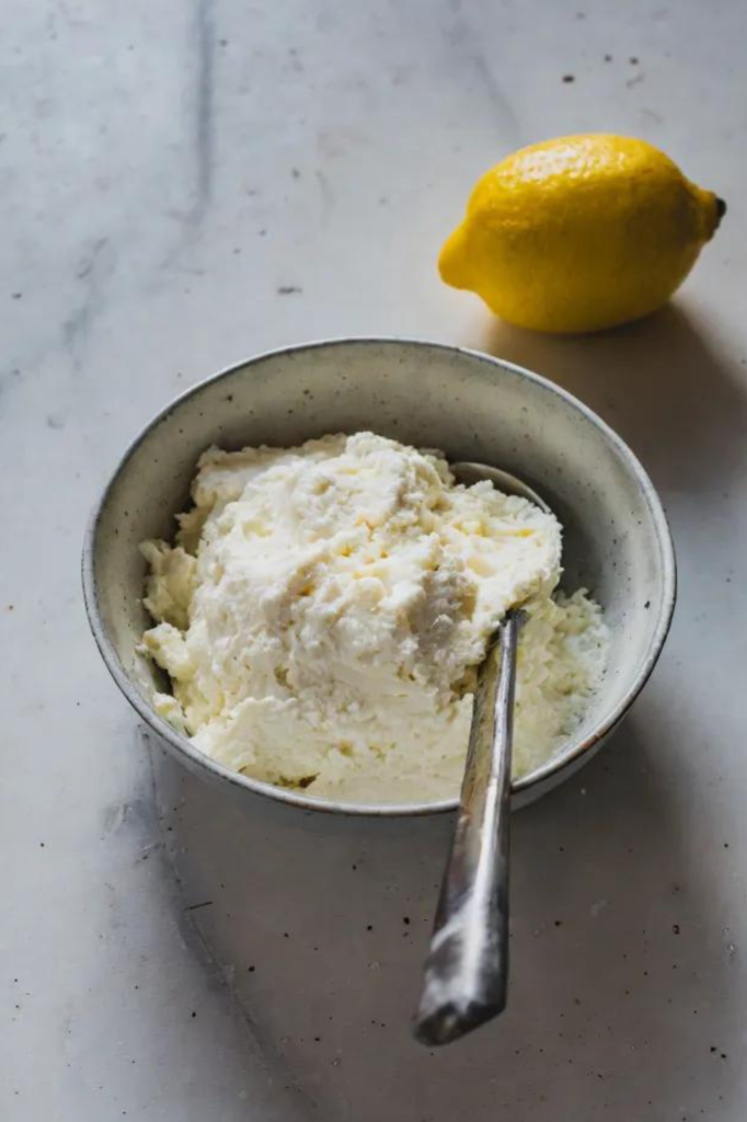 Vegan Lemon Ricotta Cheese