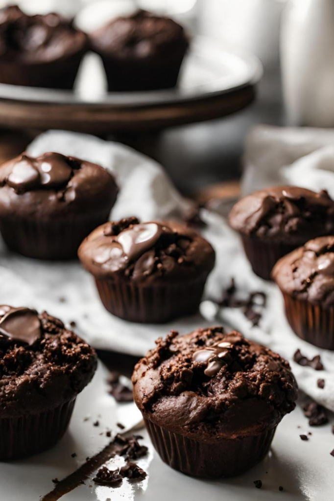 Vegan Chocolate Muffins (Grain-Free)