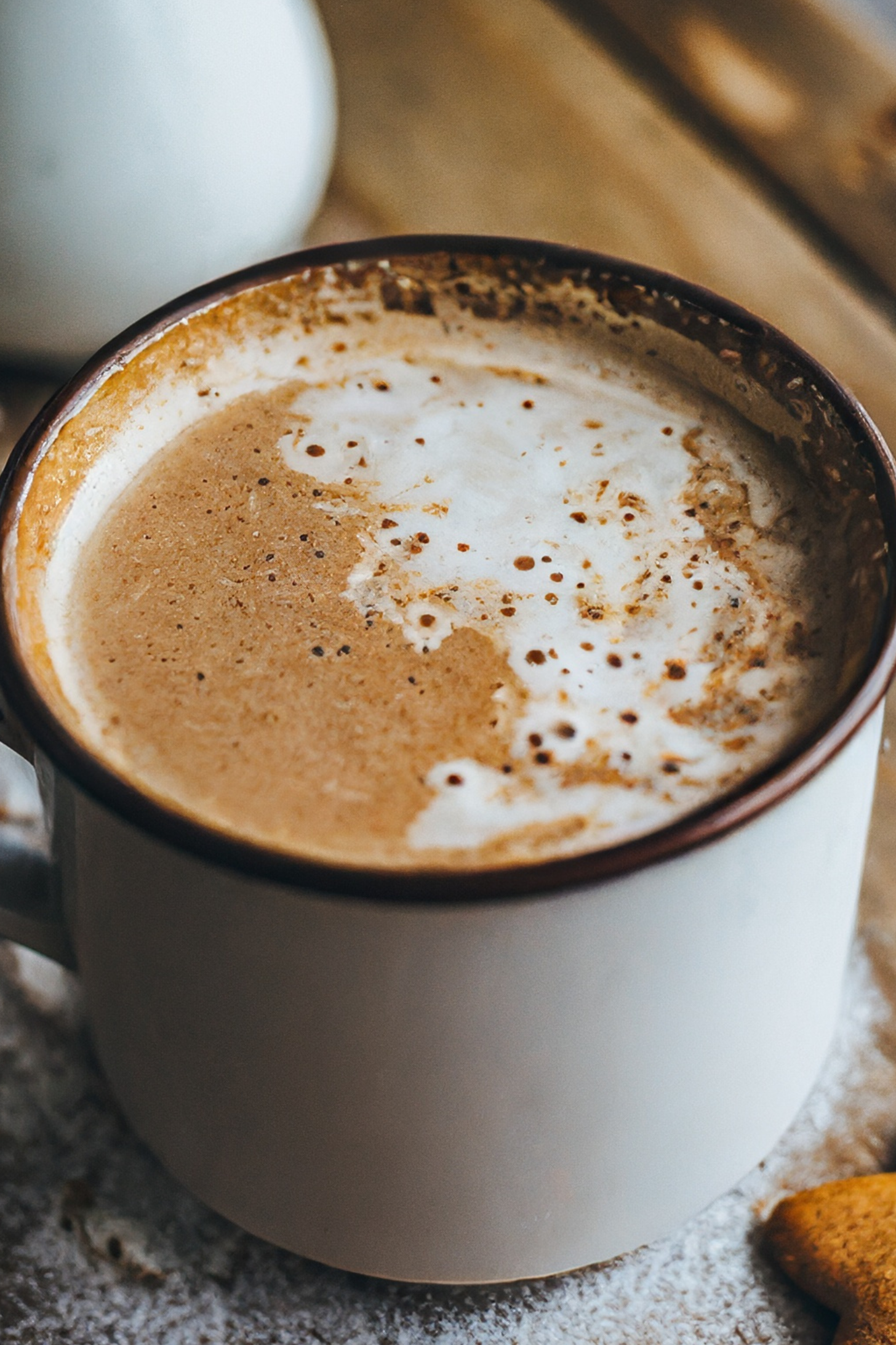 Almond Gingerbread Latte (Vegan!)