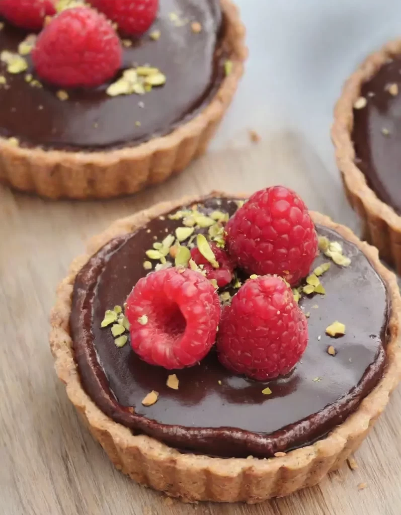 Vegan Chocolate Ganache Tarts (Plant-based)