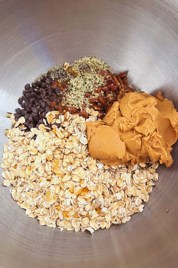 Peanut Butter Oatmeal Energy Bites Ingredients