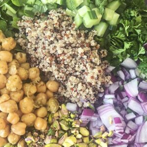 Vegan Tri-Color Quinoa Salad