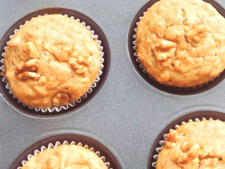 Vegan Banana Nut Muffins