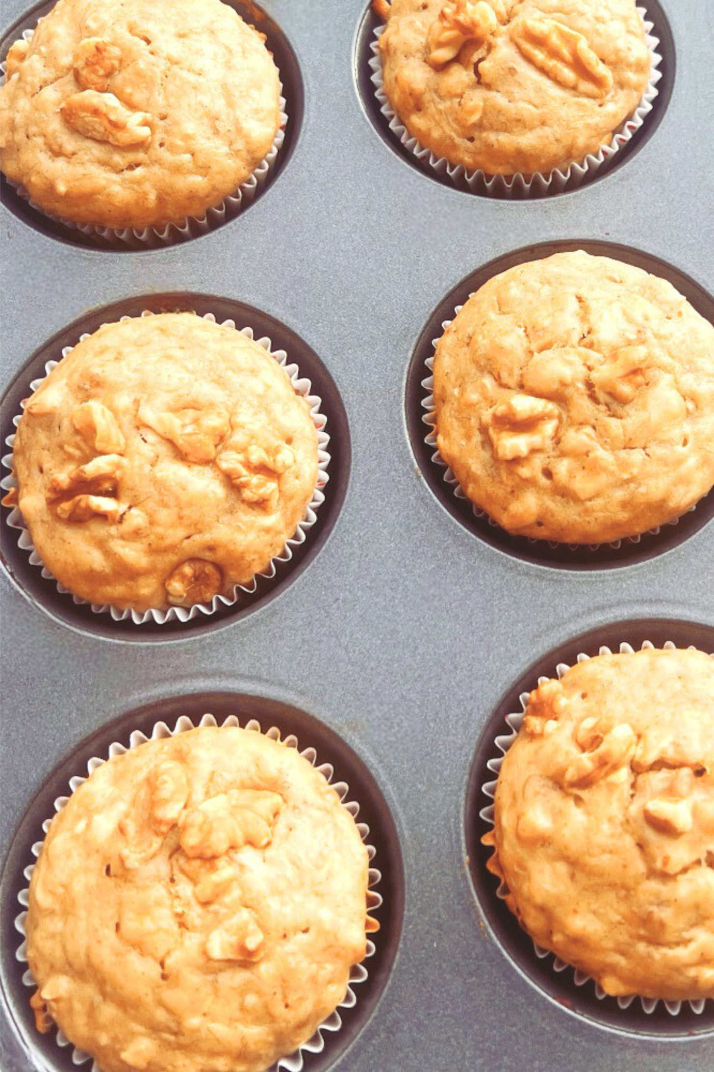 Vegan Banana Nut Muffins