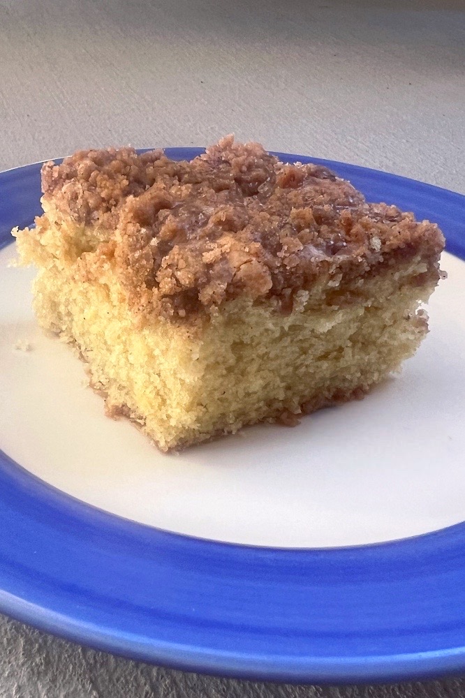 Vegan Coffee Cake Slice