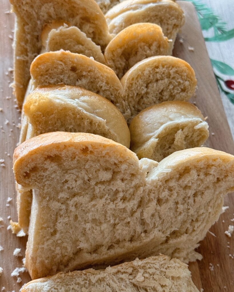 Vegan Brioche Bread Sliced